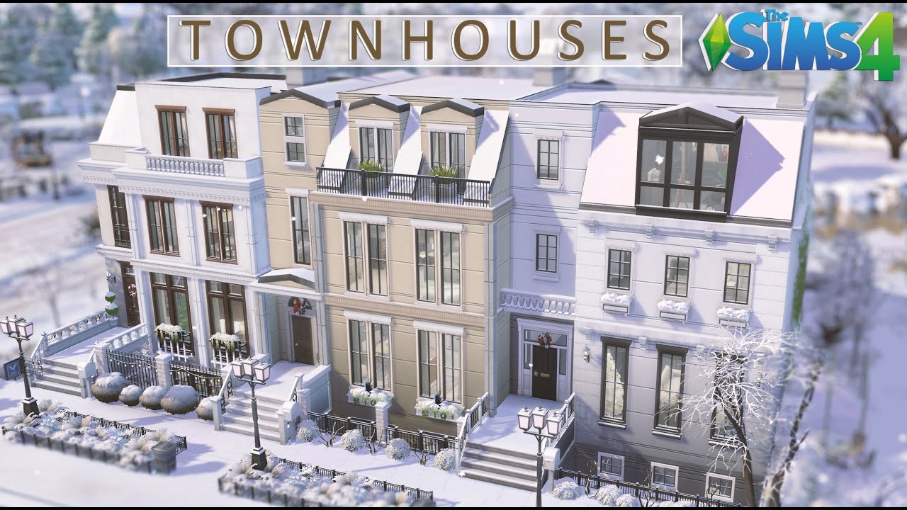 Willow Creek Townhouses 🔑 "For Rent" | InSims Collab | THE SIMS 4 | Stop Motion