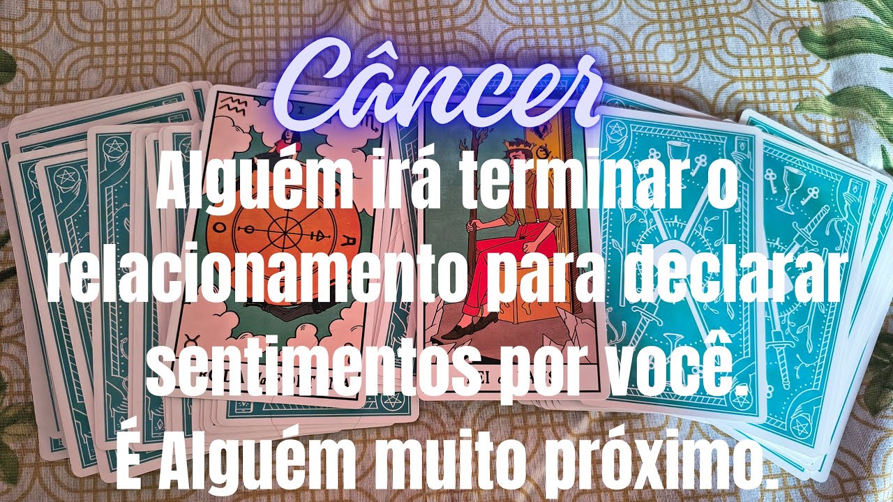 Alguém vai Terminar outro relacionamento e Declarar sentimentos por você. É alguém de muito perto! 
