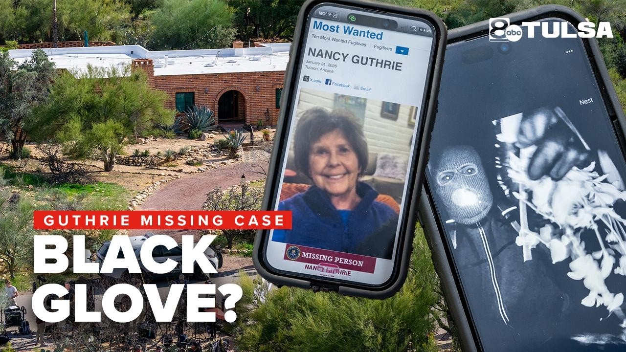 Man detained for questioning in Guthrie case released as black glove found