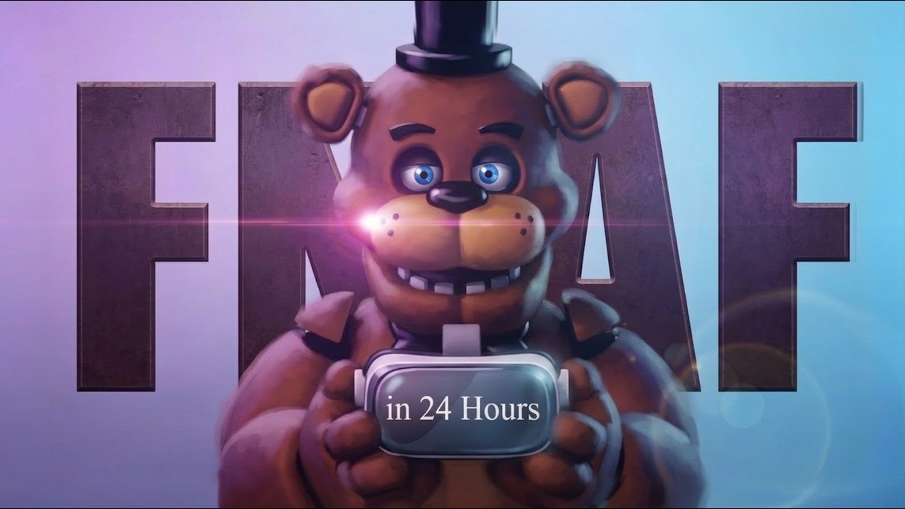 I Locked Myself in FNAF VR for 24 Hours…