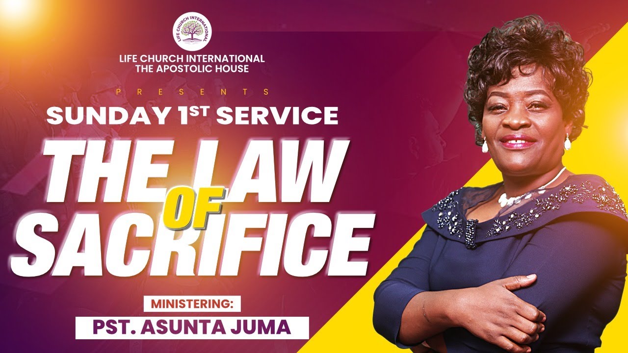 THE LAW OF SACRIFICE  || CHURCH UNLIMITED || SUNDAY 1ST SERVICE || 1ST JUNE 2025 || Pst. Asunta Juma