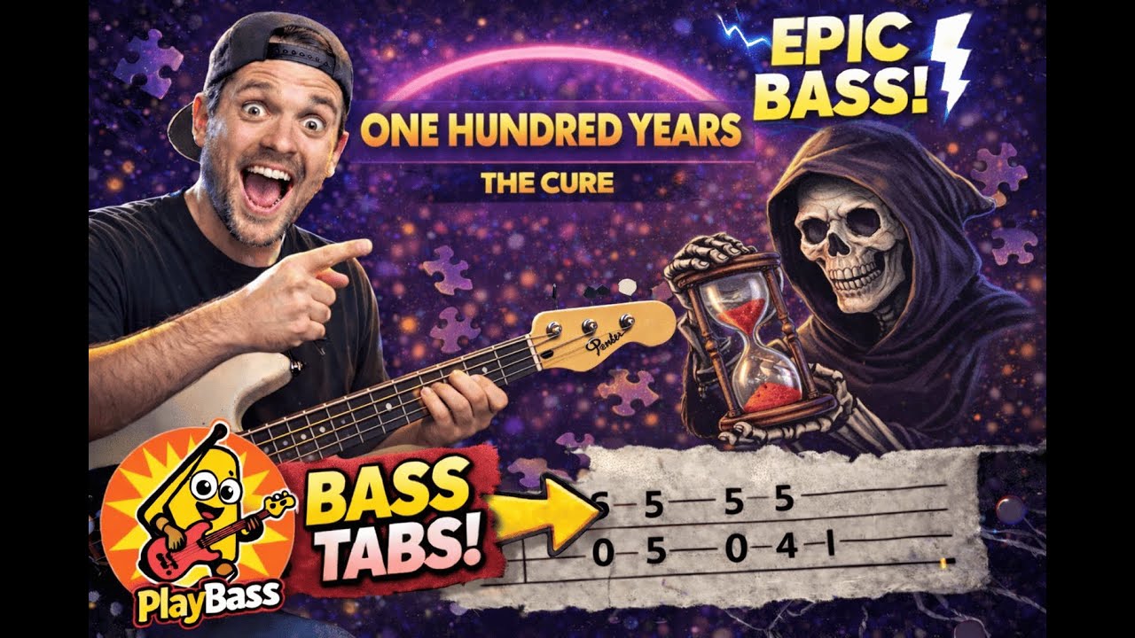 One Hundred Years – The Cure (Bass Cover + Tab)