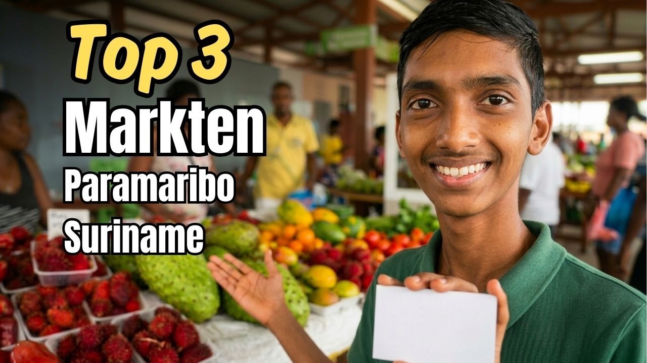 TOP 3 Markten in Suriname die je MOET bezoeken! 🇸🇷