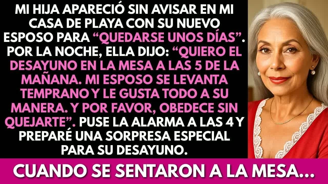 Mi hija exigió el desayuno para ella y su esposo Preparé una sorpresa Cuando se sentaron a la me