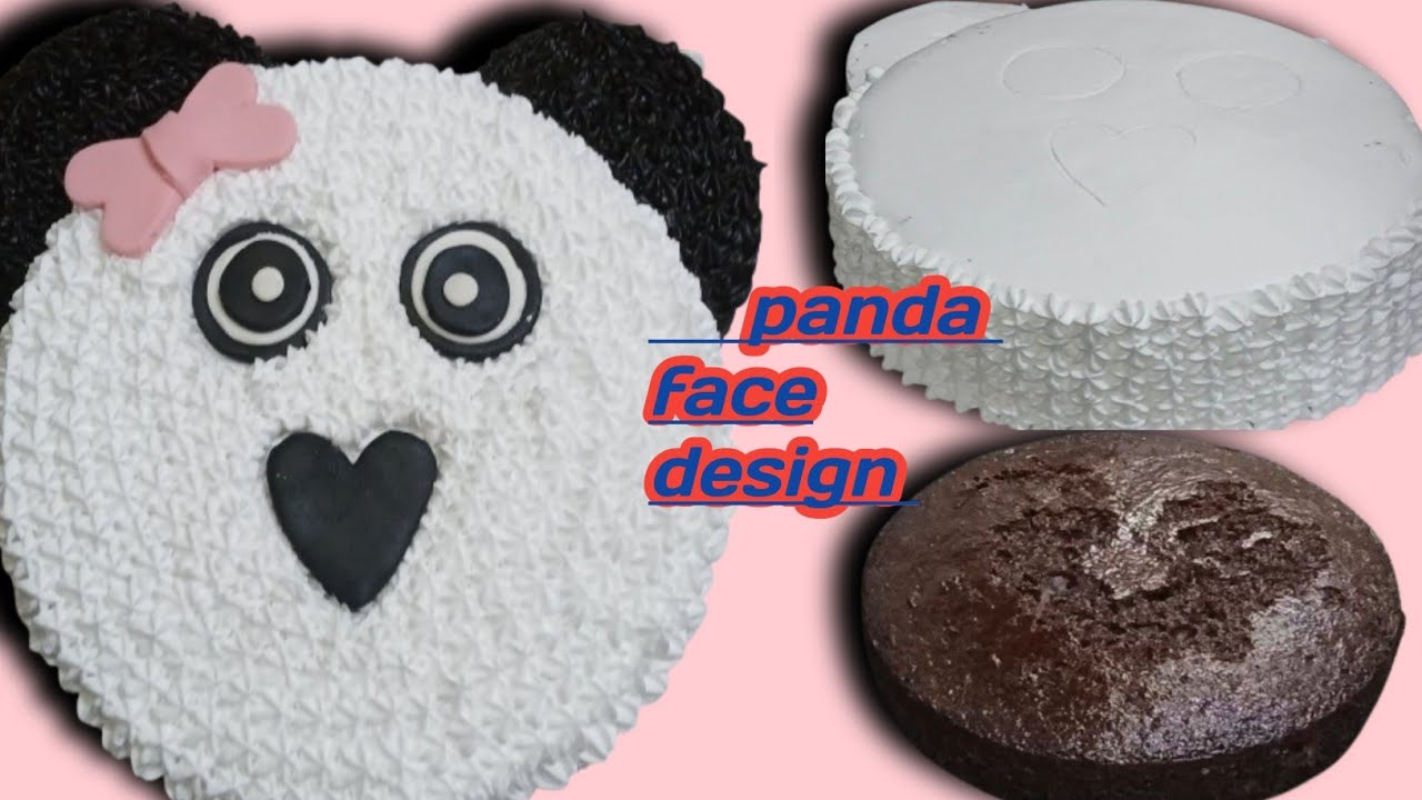 Cute Panda Cake Design | Easy Birthday Cake Decoration Idea