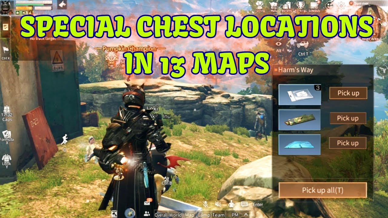 SPECIAL CHEST Locations in 13 MAPS [Polymer, Film Fabric, Formula Shard]
