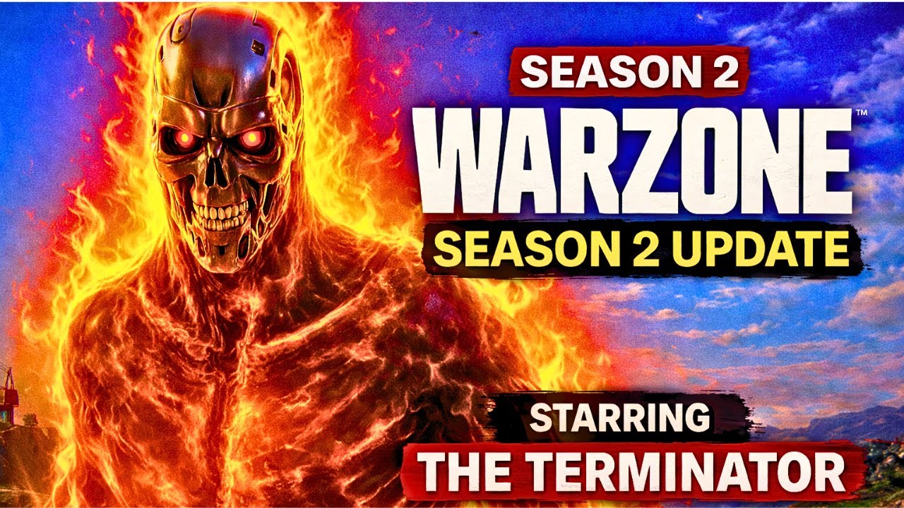 🔴WARZONE SEASON 2 UPDATE 😈🔥 | THE TERMINATOR HAS ARRIVED