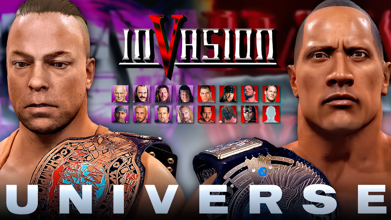 I Built The Best Universe Mode but it's WWF vs ECW 2001! (WWE 2K)