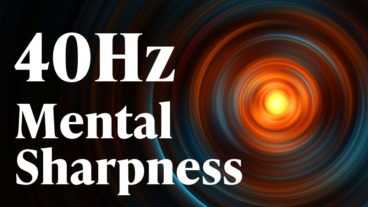 40Hz | Mental Sharpness: Study Marathon with Gamma Brainwaves