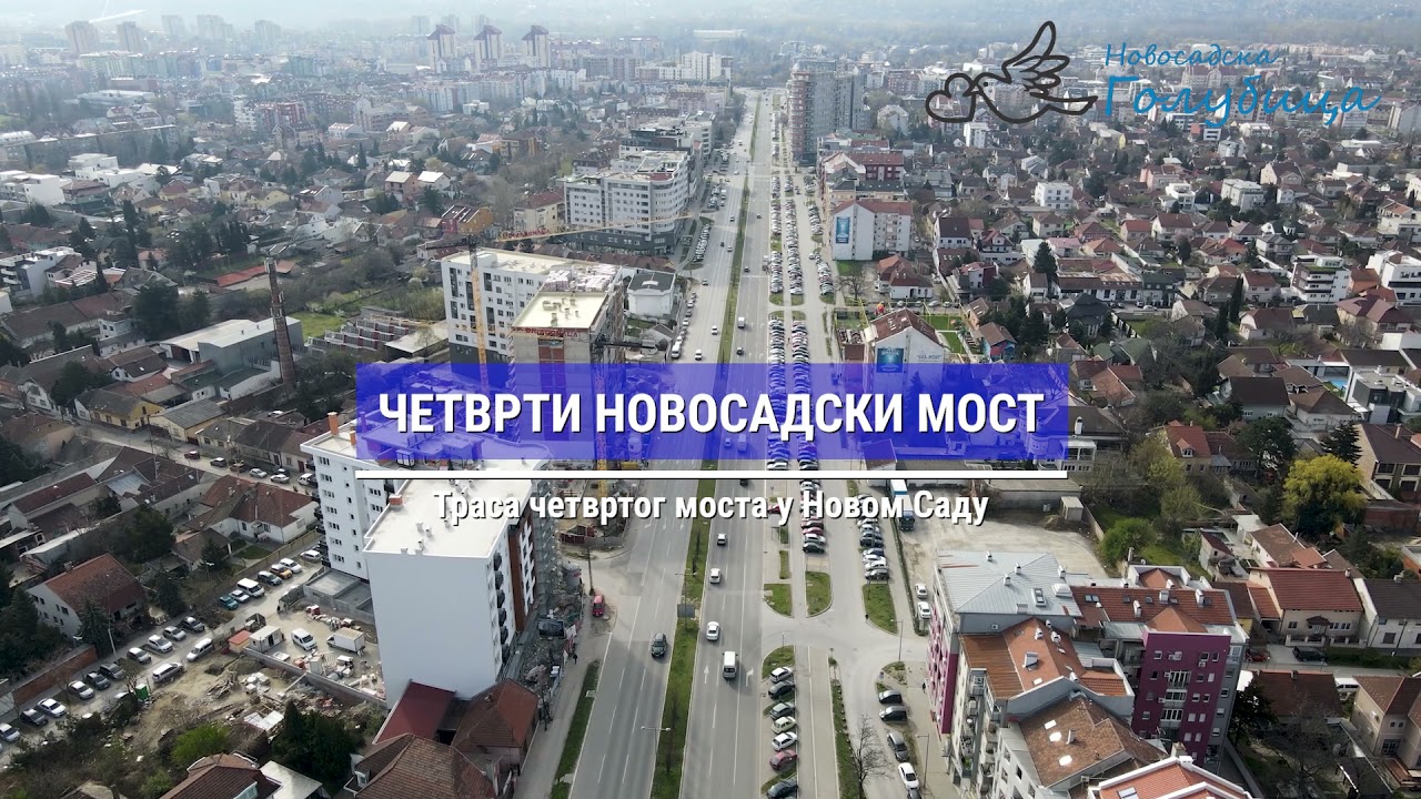 Trasa cetvrtog mosta Novi Sad