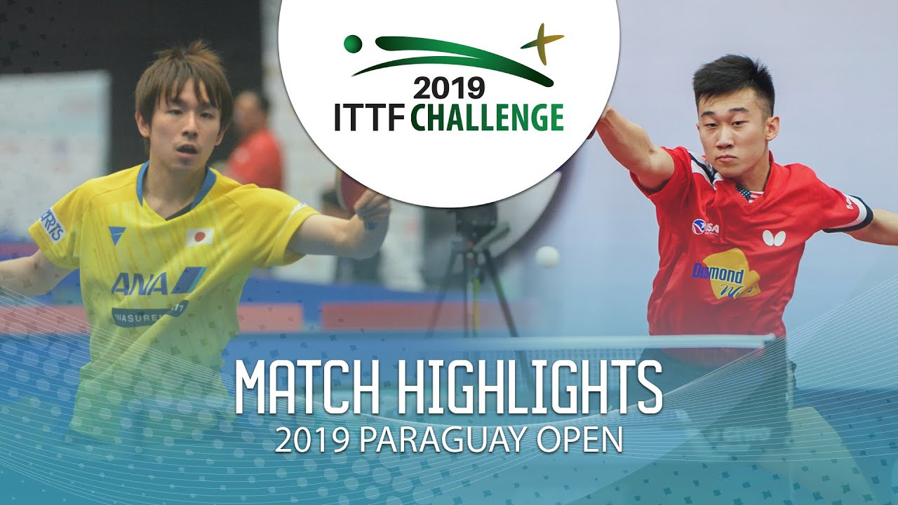 Koki Niwa vs Zhang Kai | 2019 ITTF Paraguay Open Highlights (R32)