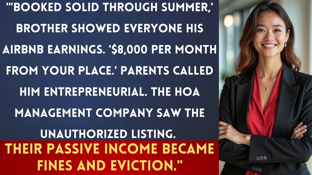 Brother Rented Out My Townhouse On Airbnb — My HOA Management Shut It Down