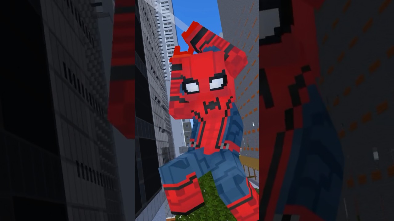 🤣Noob spider man JJ🤣【Minecraft Maizen Animation Mikey and JJ】#shorts
