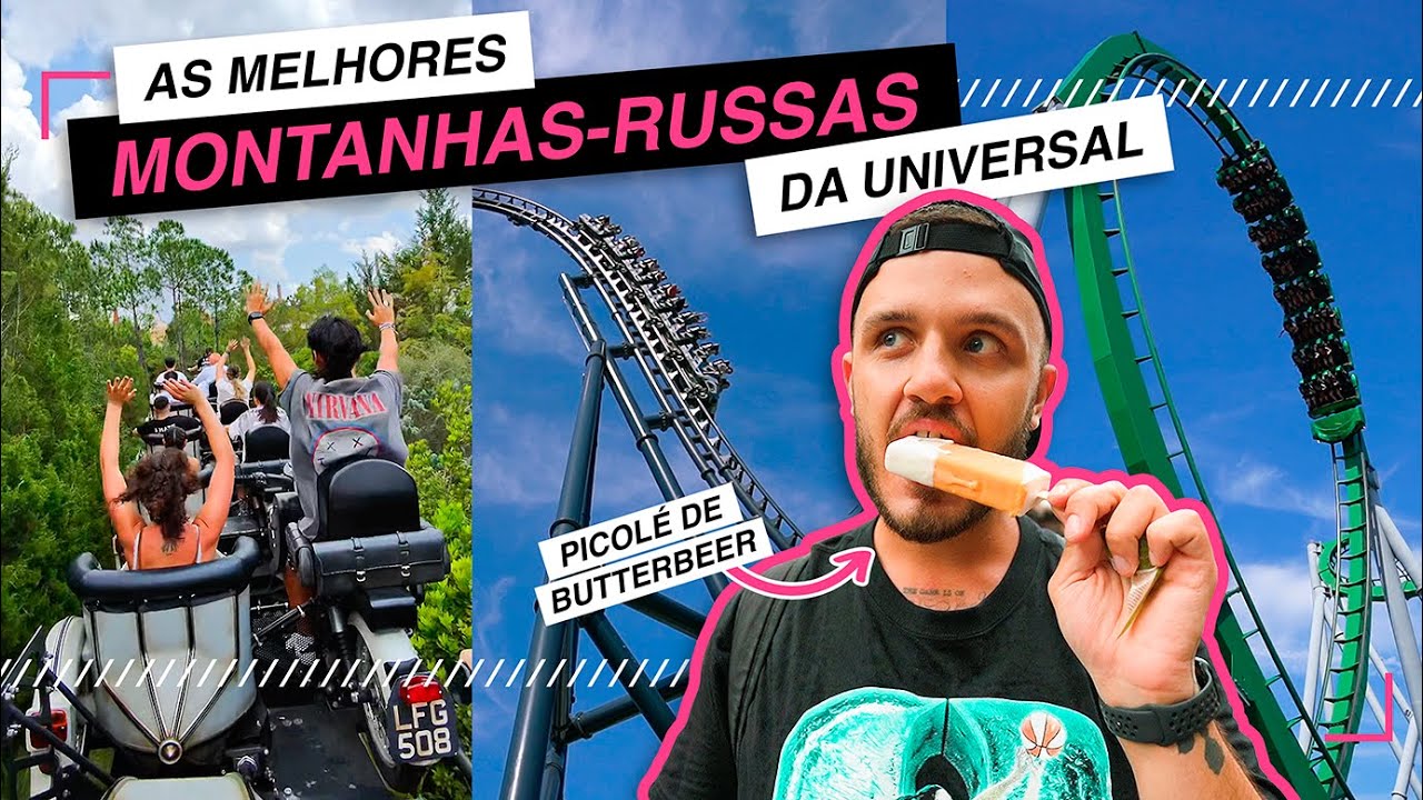 AS MELHORES MONTANHAS-RUSSAS DA UNIVERSAL - Islands of Adventure em Orlando