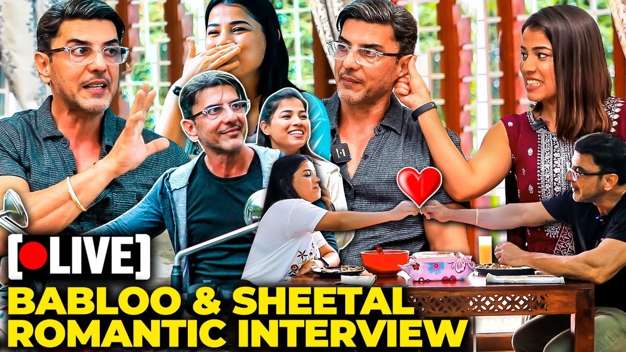 🔴LIVE: Sheetal வந்த பிறகு Babloo வாழ்க்கையே மாறிடுச்சு 😍 Full Romantic Interview