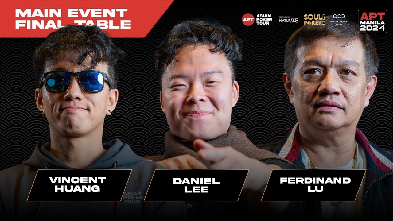 APT Manila 2024 Main Event Final Table  - US$ 307,000 For First | Asian Poker Tour Manila 2024