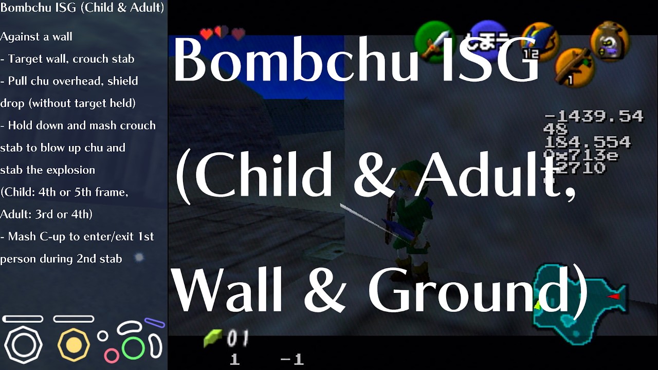 Bombchu ISG (Child & Adult, Wall & Flat Ground, Reference)