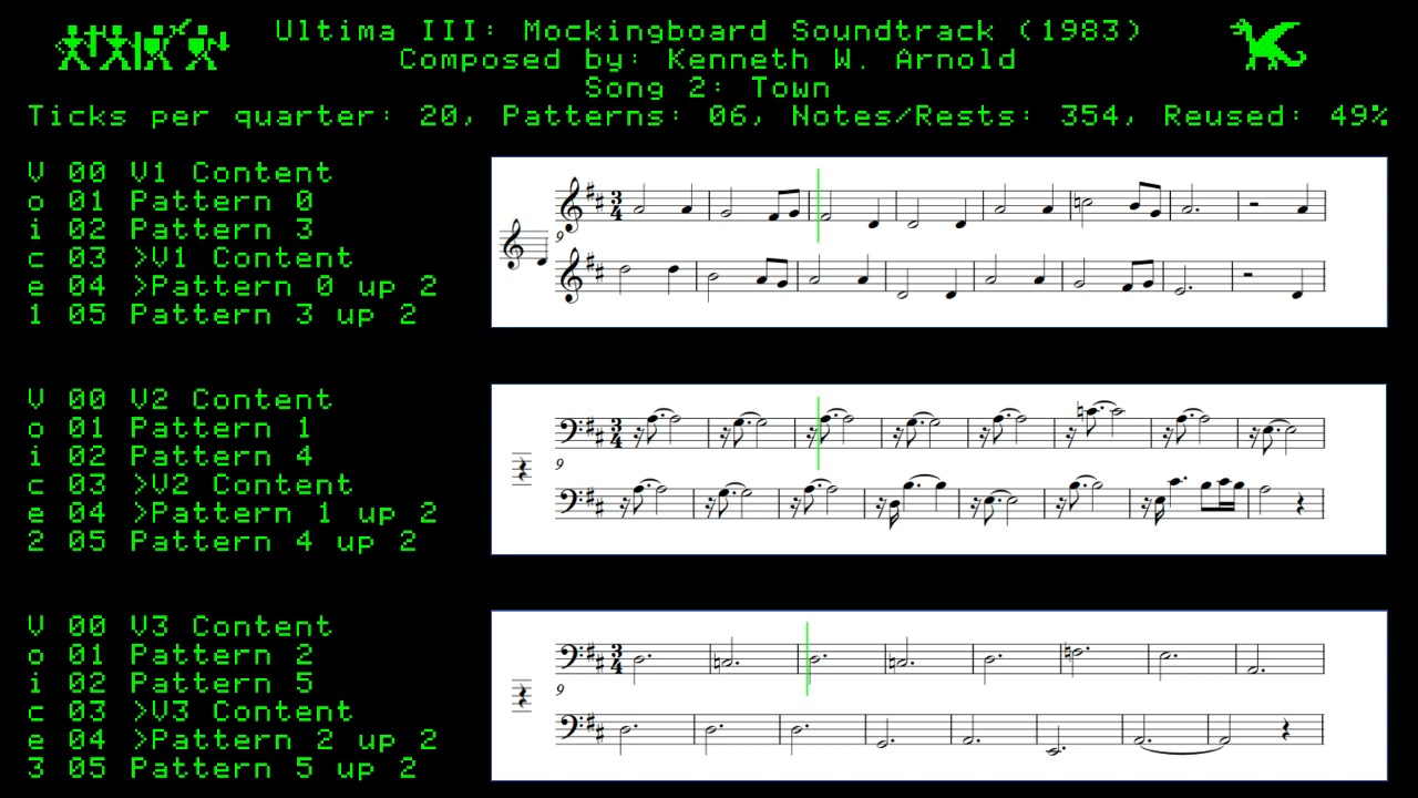 Ultima III Soundtrack