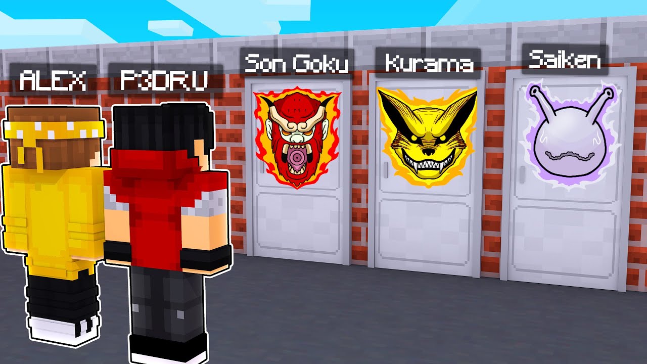 NÃO ESCOLHA A PORTA ERRADA DAS BIJUUS 2 NO MINECRAFT! ‹‹ P3DRU ››