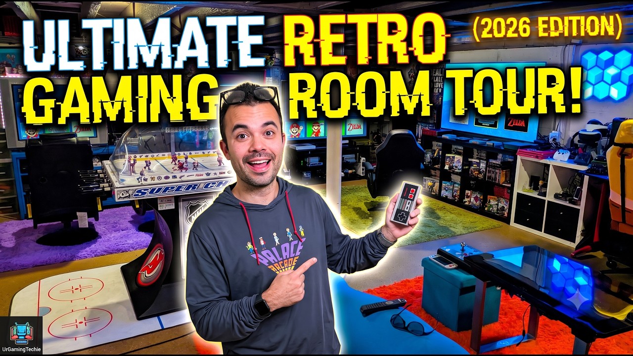 The ULTIMATE Retro Game Room Tour! 2026 Edition | Plasma, CRT, Consoles, 3D, and More!