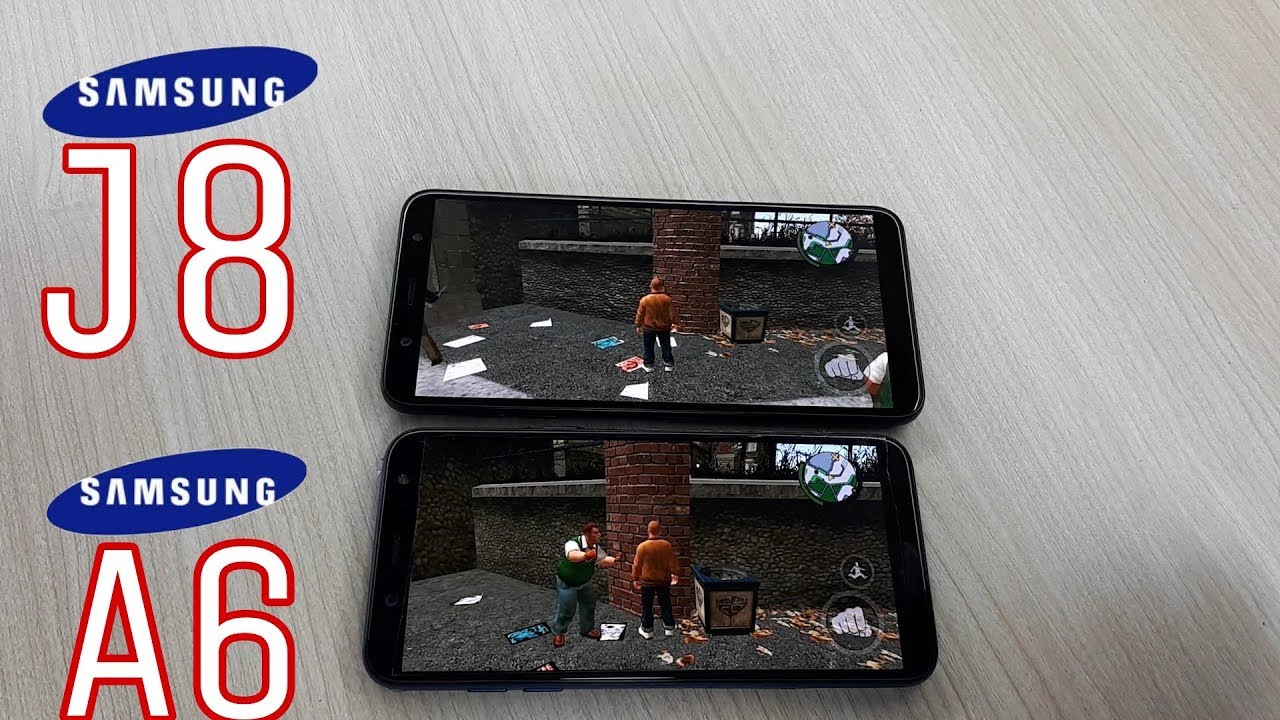 Galaxy J8 vs Galaxy A6 Speedtest