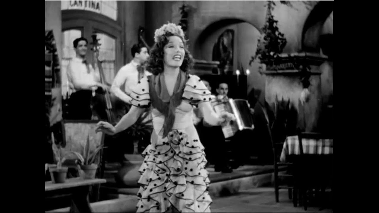 Lupe Vélez en la rumba Negra Consentida de J. Pardavé con Xavier Cugat orq Jorge López trompeta 1939