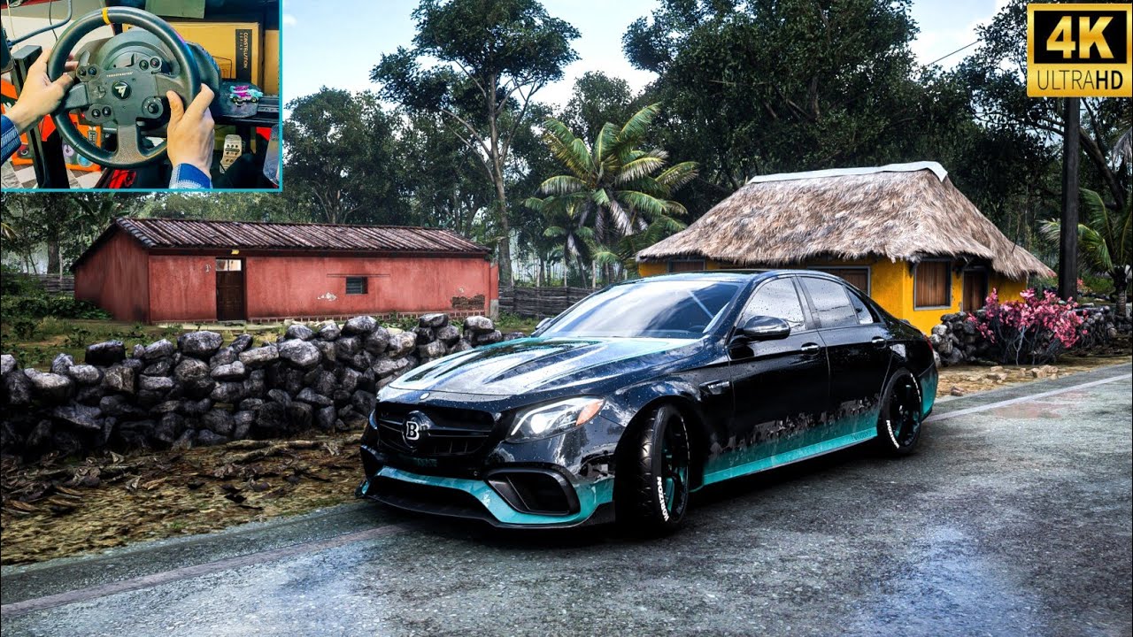 BRABUS-AMG E63 S | Forza Horizon 5 4k | Steering Wheel Gameplay