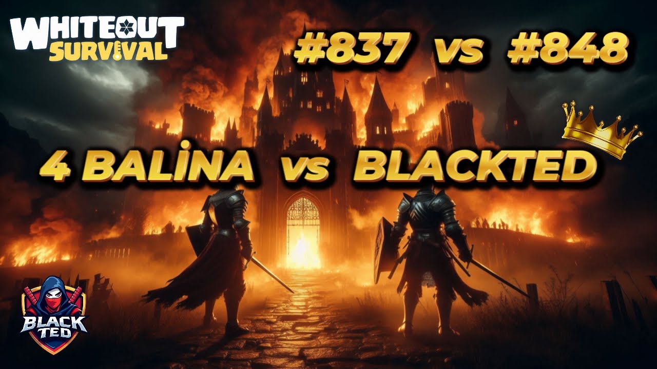 #837  vs #848 SVS KIRMIZI ALAN SAVAŞI |  4 BALİNA vs BLACKTED🔥 | WHİTEOUT SURVİVAL