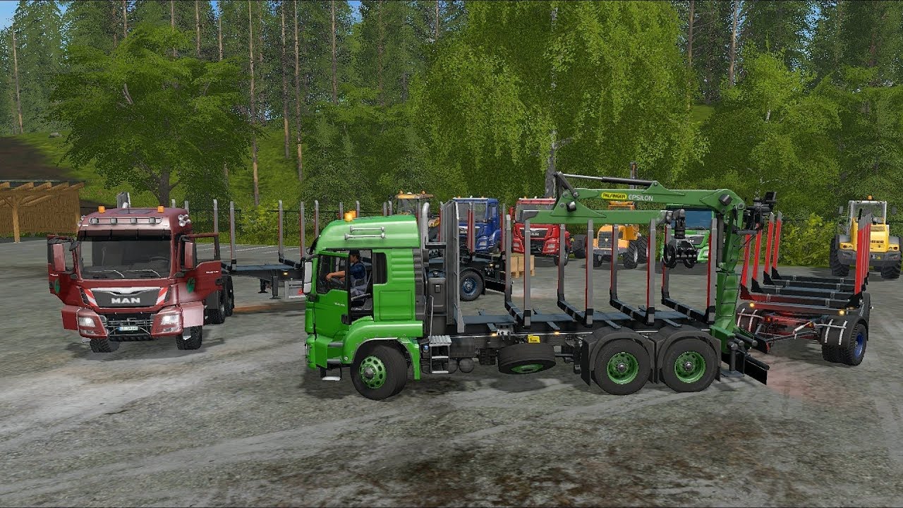 Farming Simulator 17 Mods - MAN Forest Pack