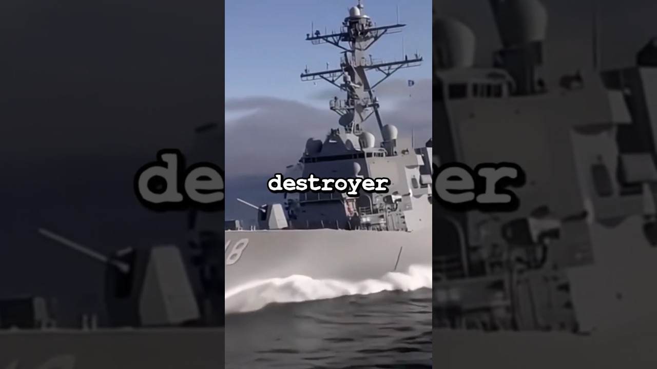 How much firepower does a US Navy destroyer possess?