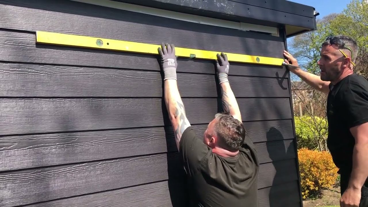 Hardie board cladding