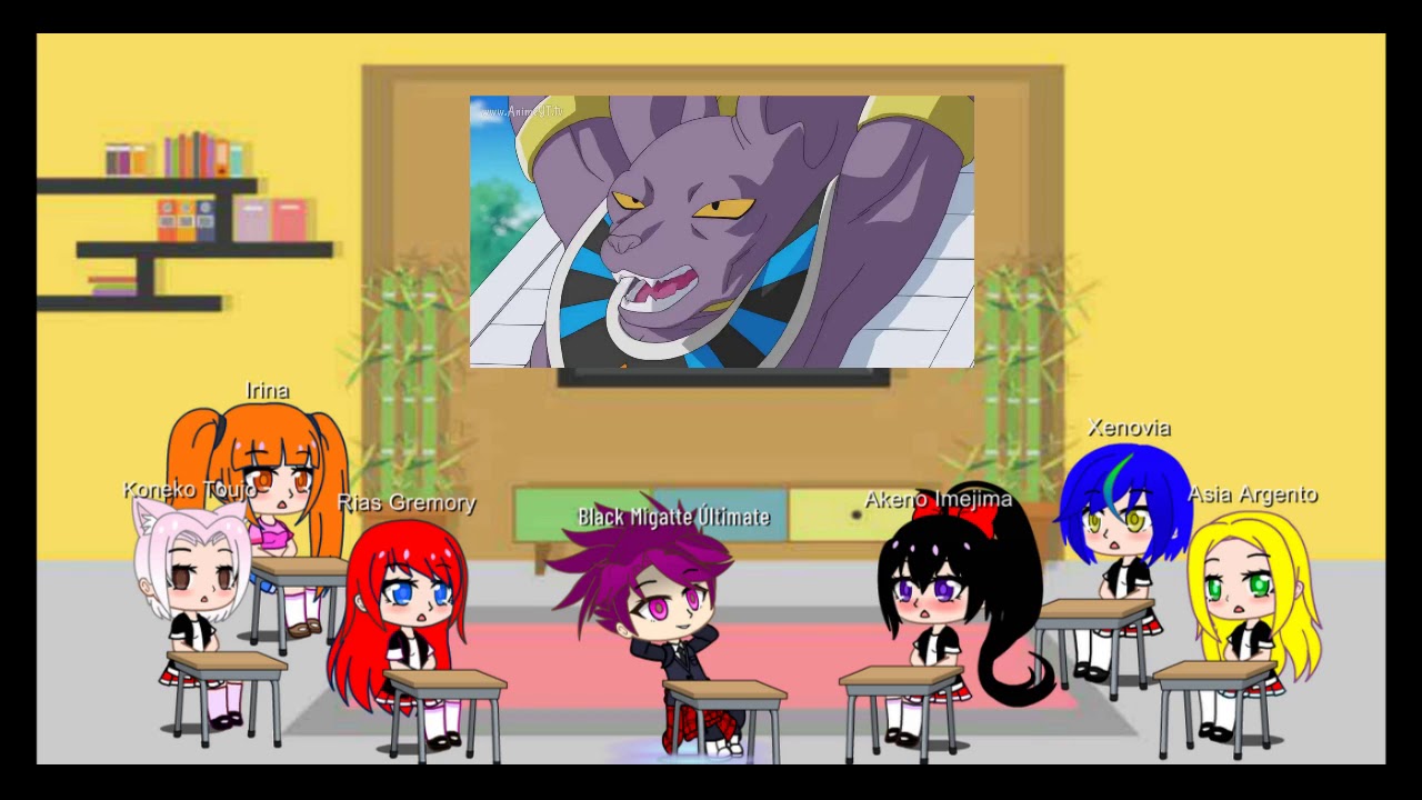 El Clan Gremory reacciona a la pelea de Goku vs Black Parte 1