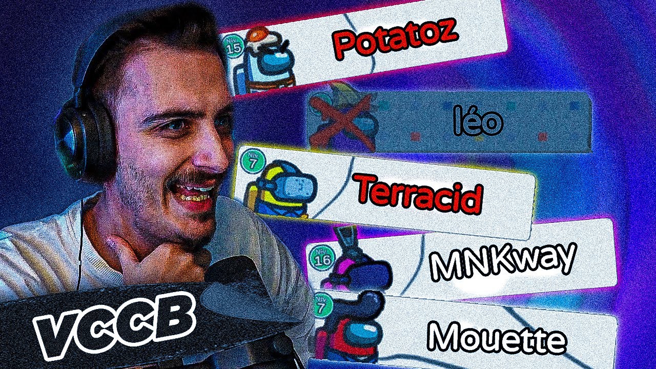 JE SUIS MENTALISTE ! 🤓 | Among Us (ft.Terra, Pota, Jean, Léo & Mouette)