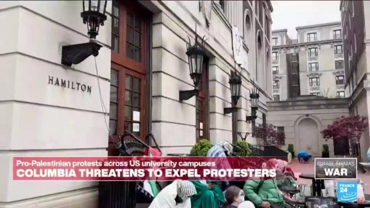 Pro-Palestinian protests at New York's Columbia university &bull; FRANCE 24 English