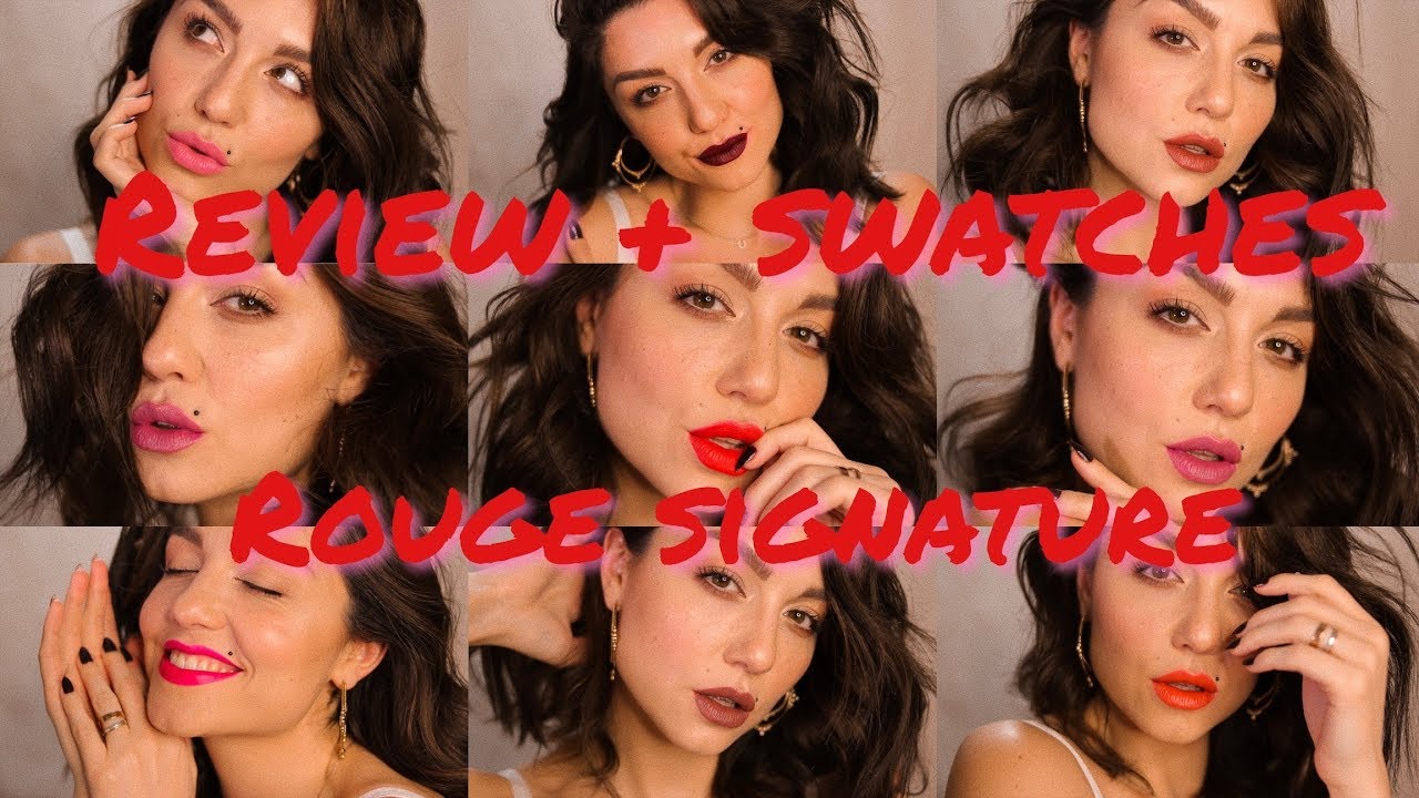 Обзор и образцы помады Rouge Signature L´Oreal Paris | Dirty Closet | РЕКЛАМА