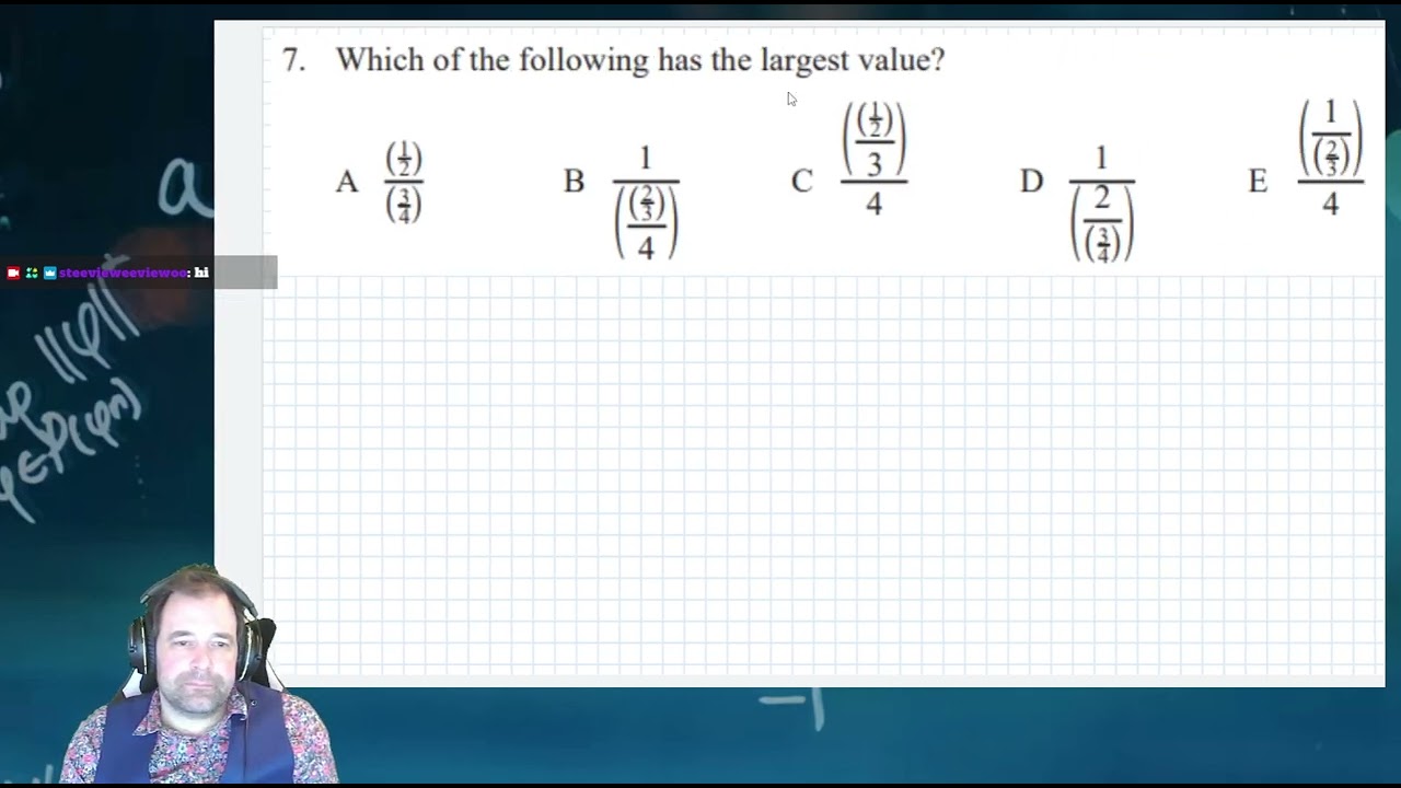 UKMT Seniors Maths Challenge 2015