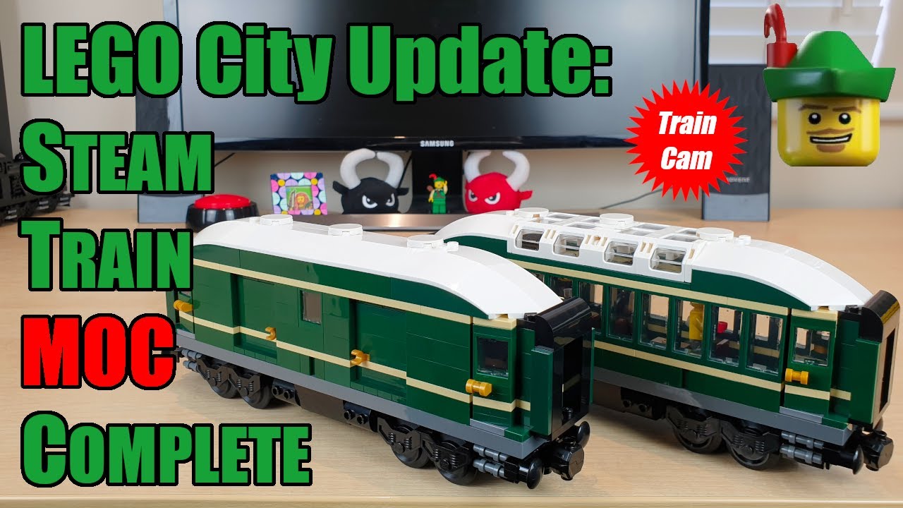 LEGO Steam Train MOC — Купольные и багажные вагоны 🚂🚃🚃🏹