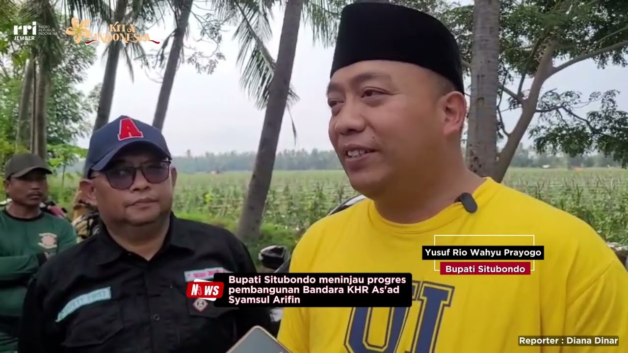Bupati Situbondo Meninjau Progres Pembangunan Bandara KHR As'ad Syamsul Arifin