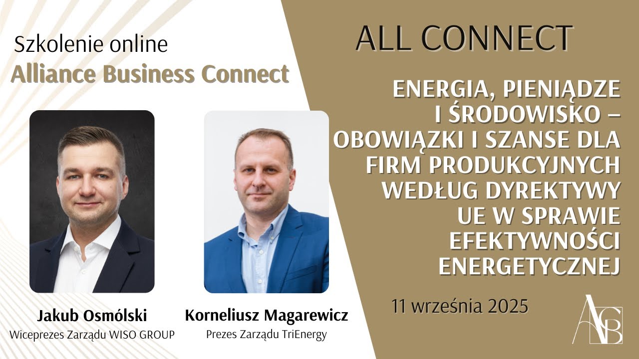 Energia, pieniądze i środowisko – obowiązki i szanse wg Dyrektywy UE o efektywności energetycznej