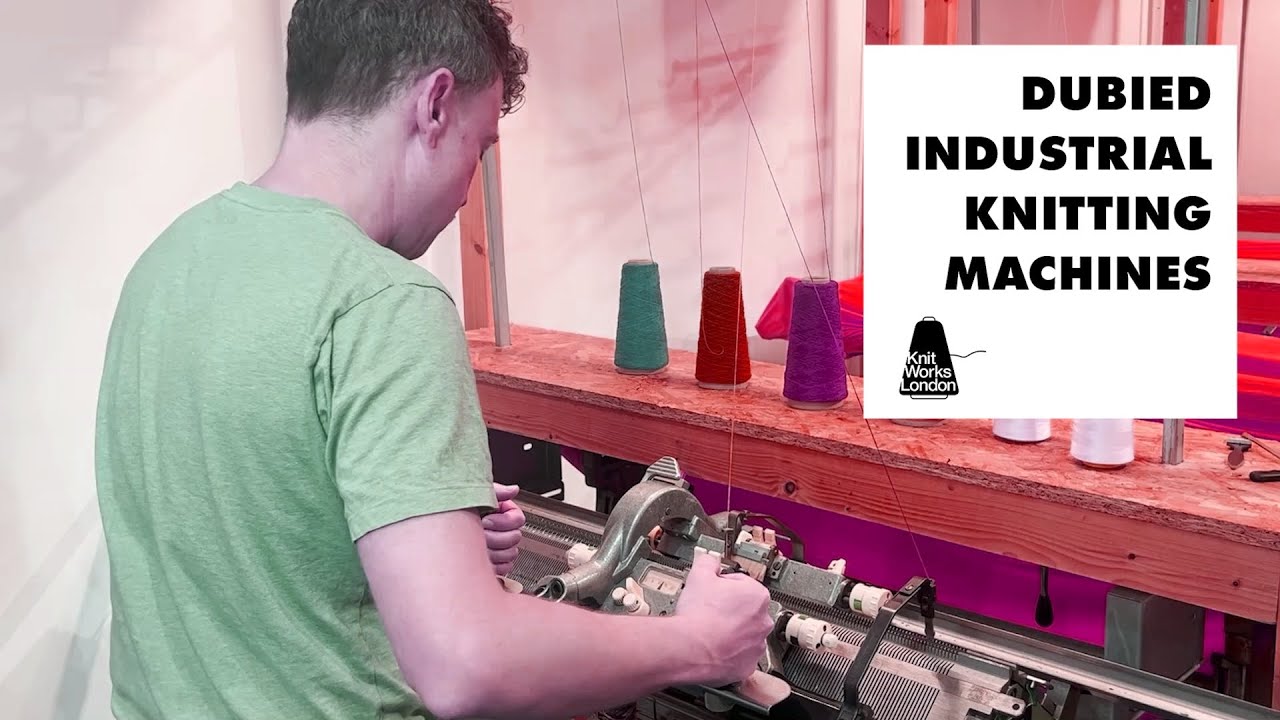 Dubied Industrial Knitting Machines - what they are, and what you can do with them!