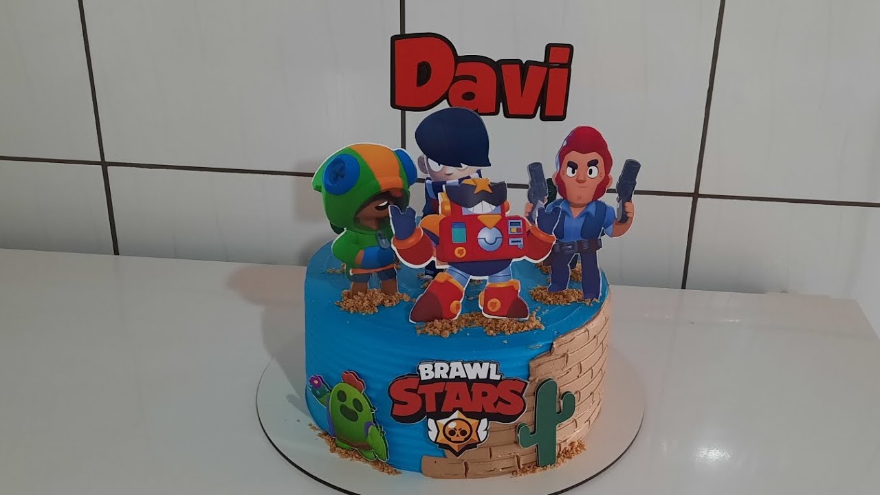 BOLO ESPÁTULADO DO BRAWL STARS #inestelesarteemchantilly