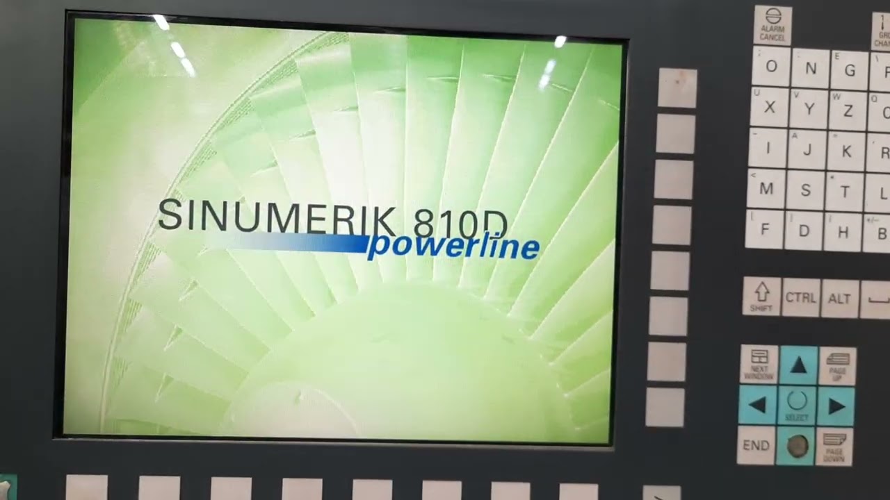 Copy programme from pendrive to cnc powerline 810d siemens controller|old  Siemens controller copy