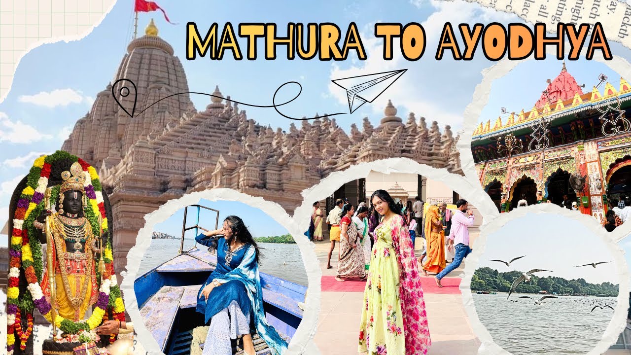 Mathura to Ayodhya, Ram mandir Darshan🚩Hanuman Gadhi🙏🏻 Agra to ayodhya |Bonny Blink p-4 vlog-94