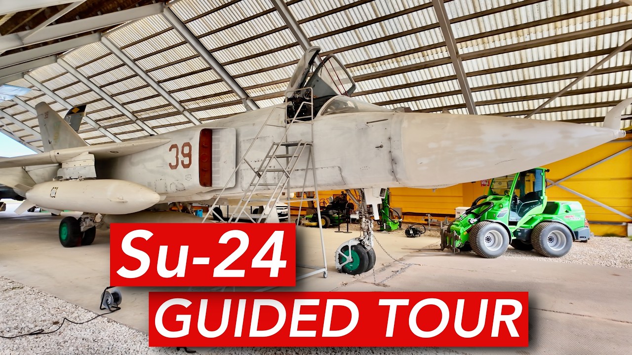 Why it is easy to accidentally eject on the ground! Sukhoi Su-24 Fencer guided tour.