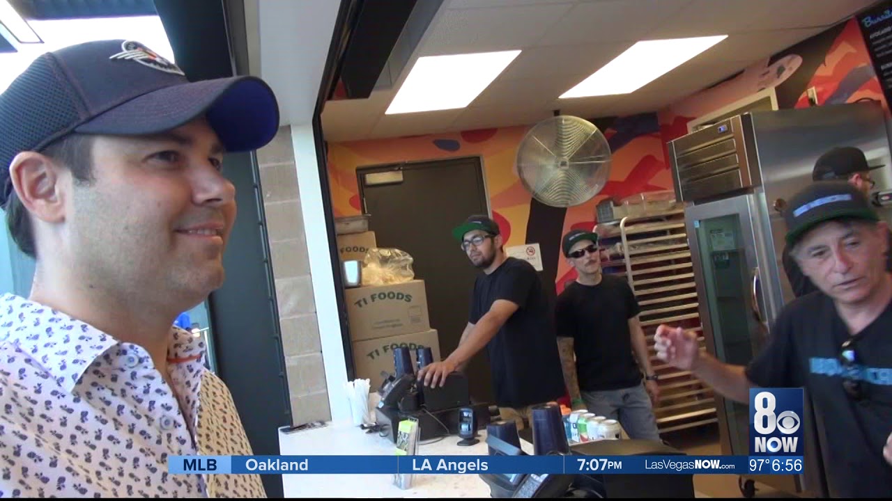 Ron Futrell Tries Burnt End Burrito at LV Ballpark June 2019