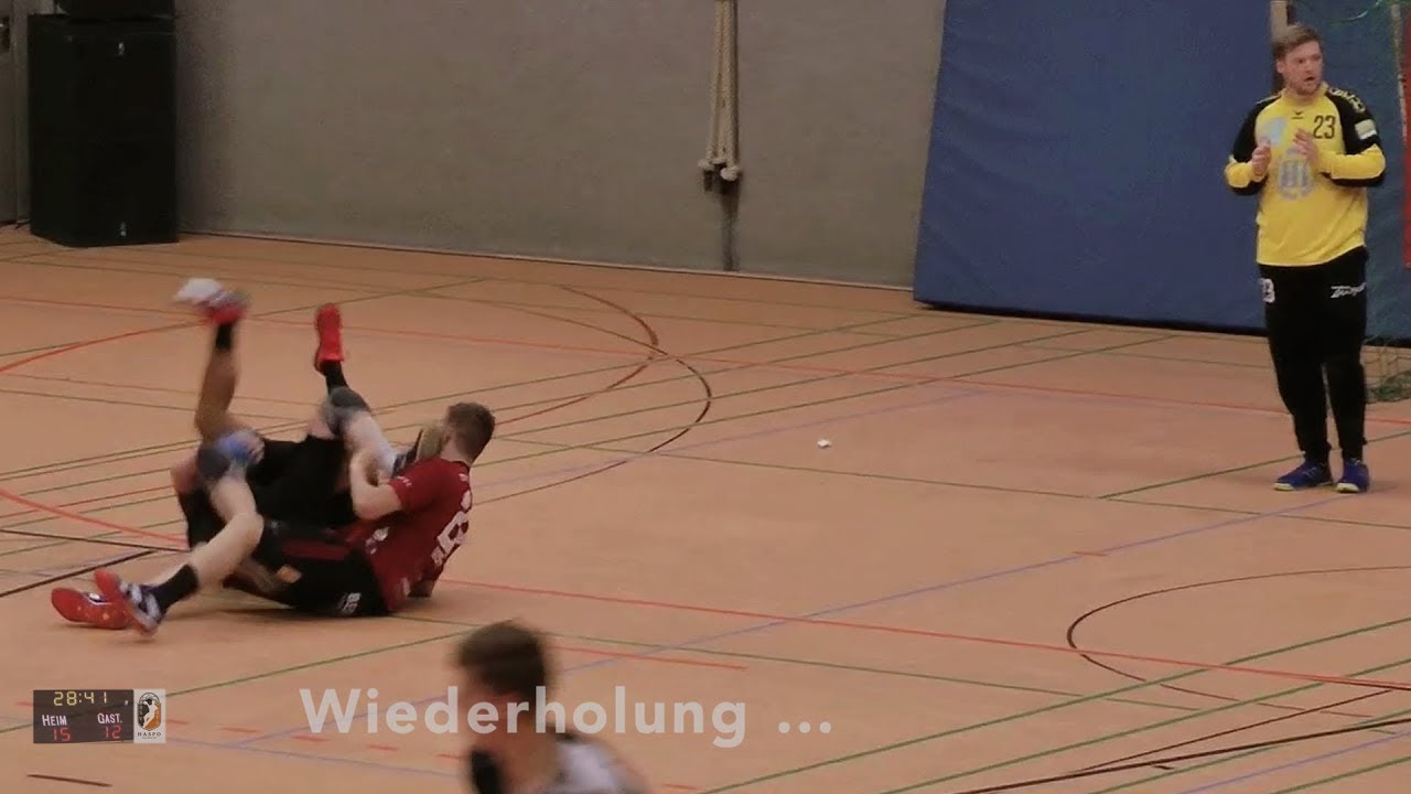 Handballregeln: Vorsätzlich oder arglistig? Disqualifikation mit Bericht (Rote + Blaue Karte)