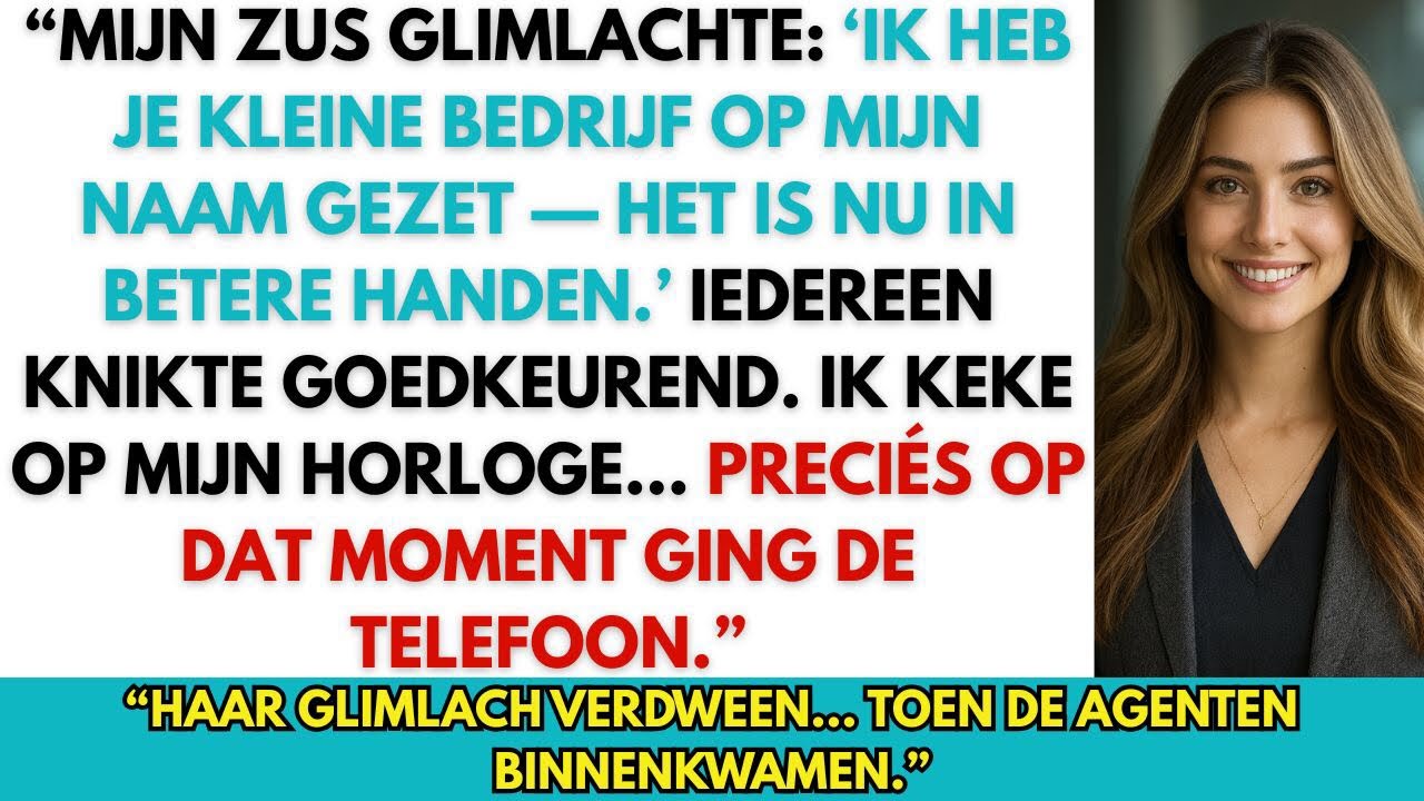 Mijn zus zette mijn bedrijf op haar naam — toen stond plots de FIOD voor de deur