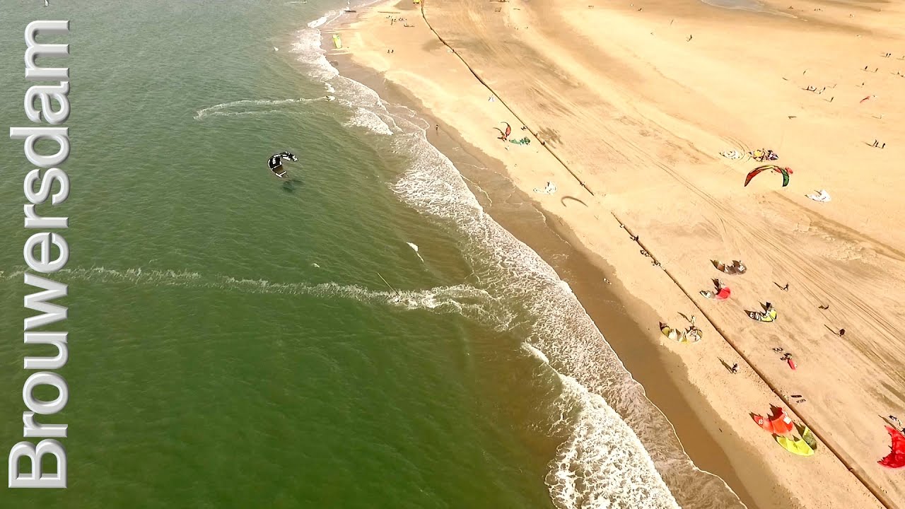 Kitesurfing Action at Brouwersdam | Dutch Coast Vibes