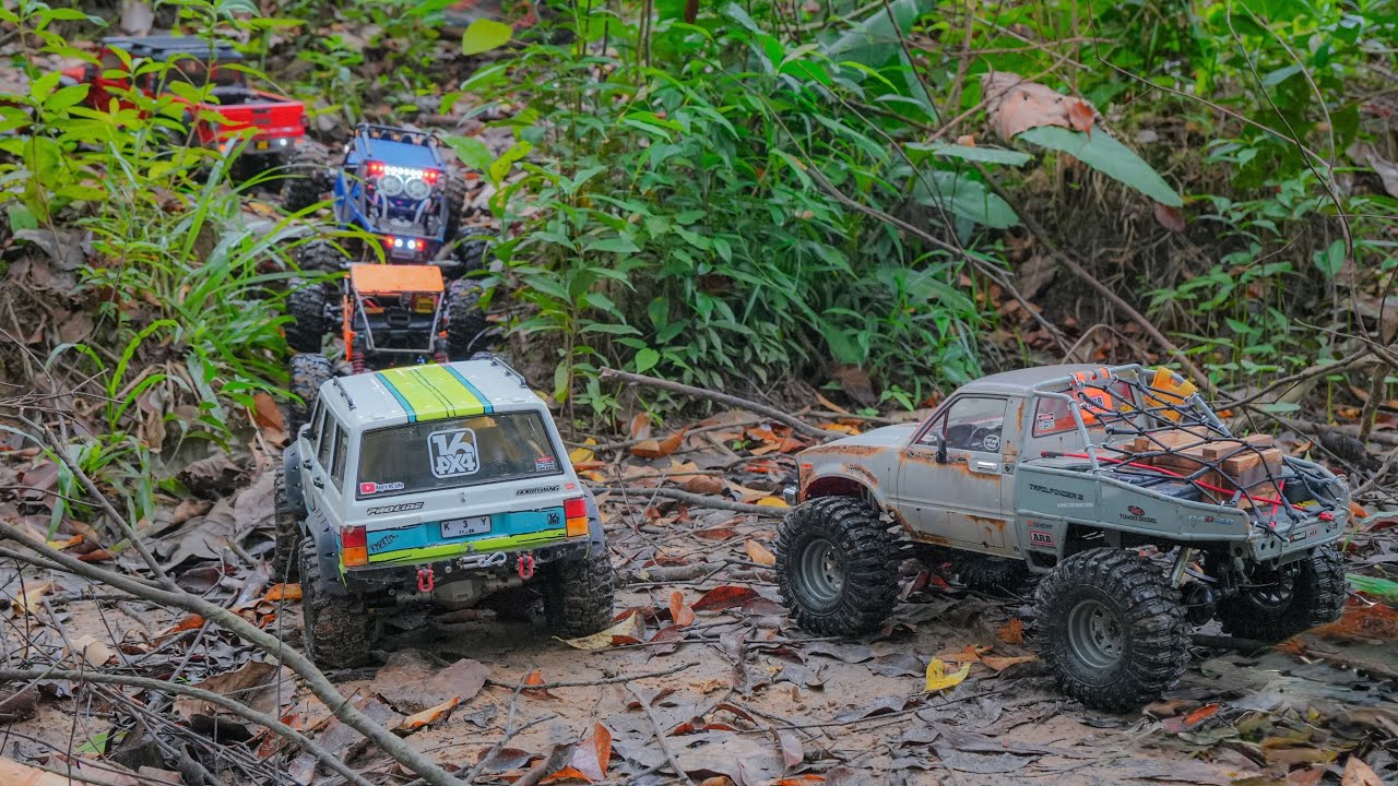 Weekend Offroad RC Adventure 1/10 Scale Balikpapan, Indonesia 4x4=16 | SCX10 Vanquish H10 TRX4 RGT