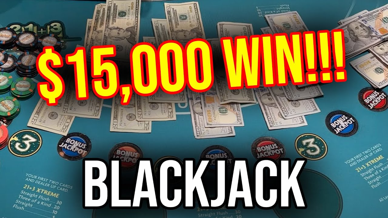 WINNING OVER $15000!!! LIVE BLACKJACK!! April 13th 2023